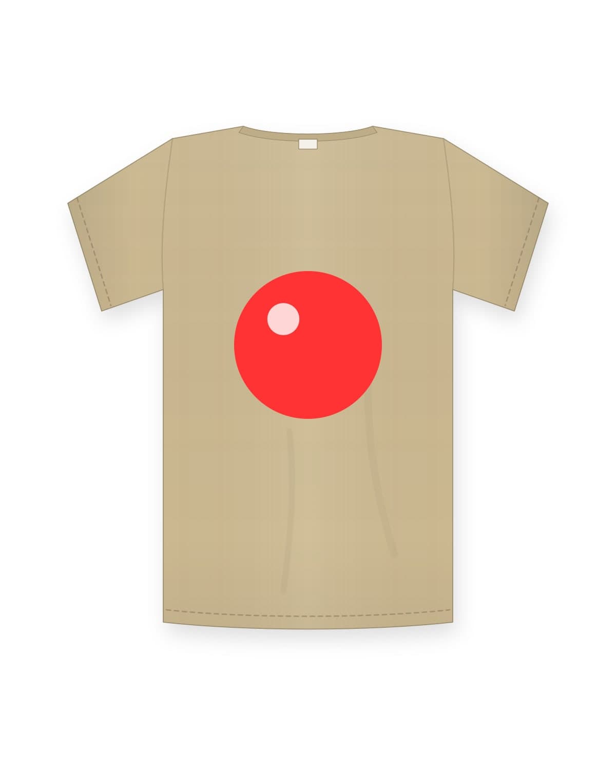 Steppe tee, sand