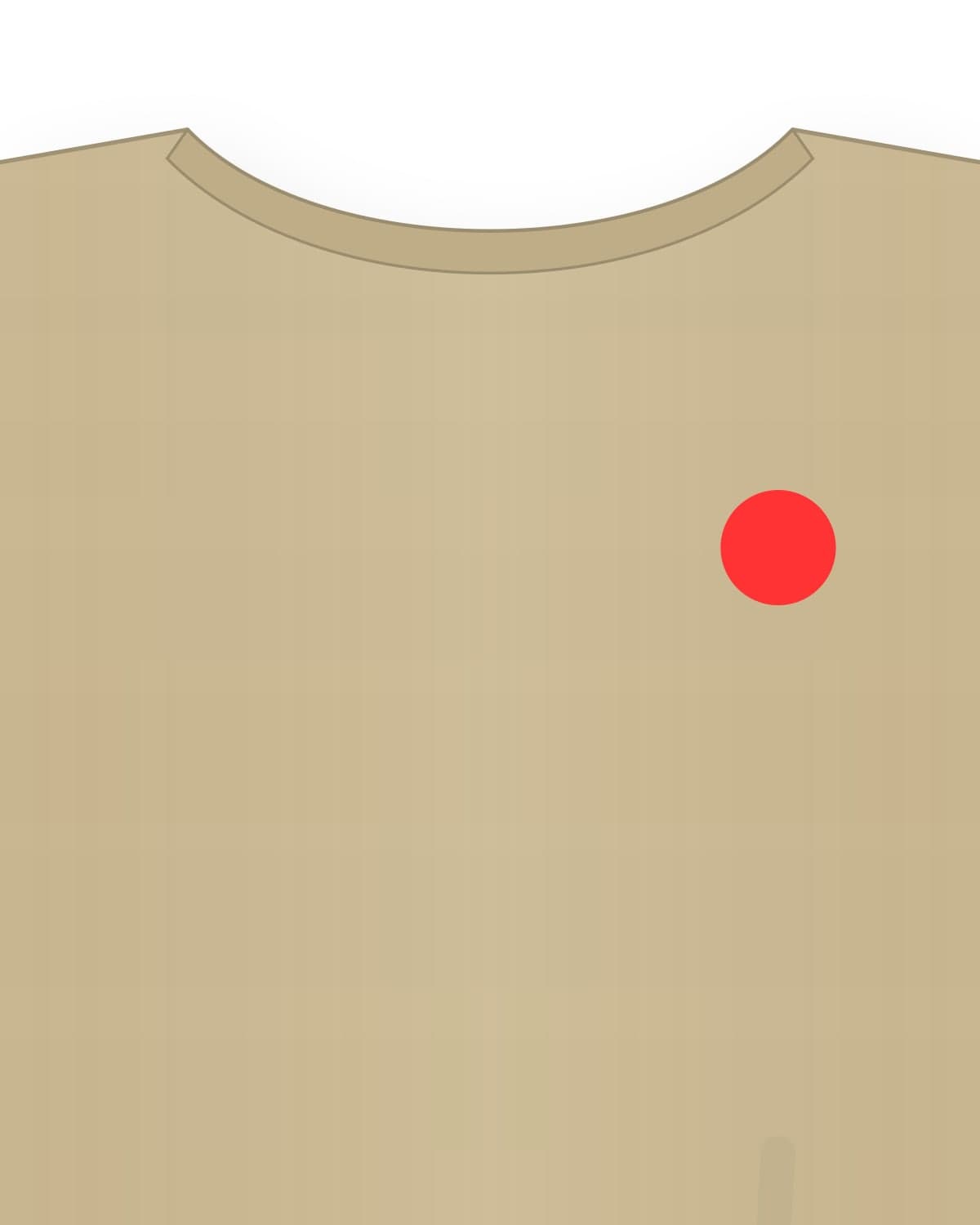 Steppe tee, sand