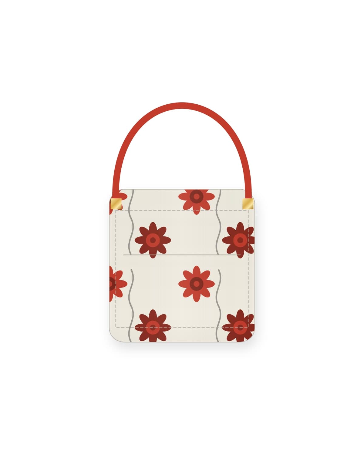 Embroidered suzani clutch