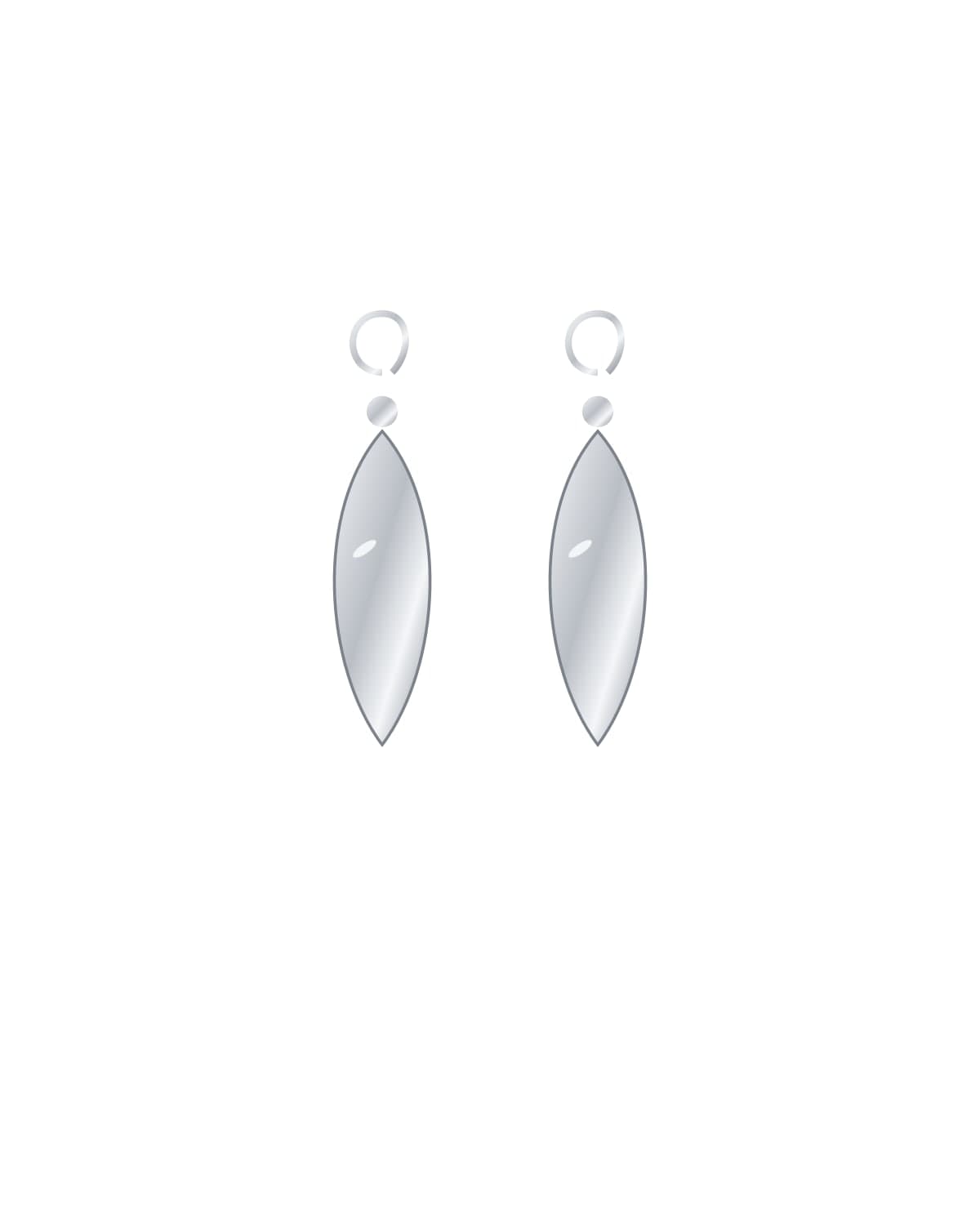 Filigree drop earrings